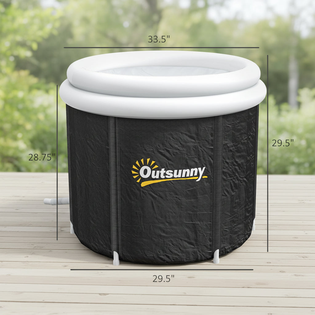 Portable Cold Plunge - Arctic Black